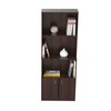 Inval Wall Unit / Bookcase 62.99 in. H 4-shelf with 2 Doors in Espresso B2P-3805